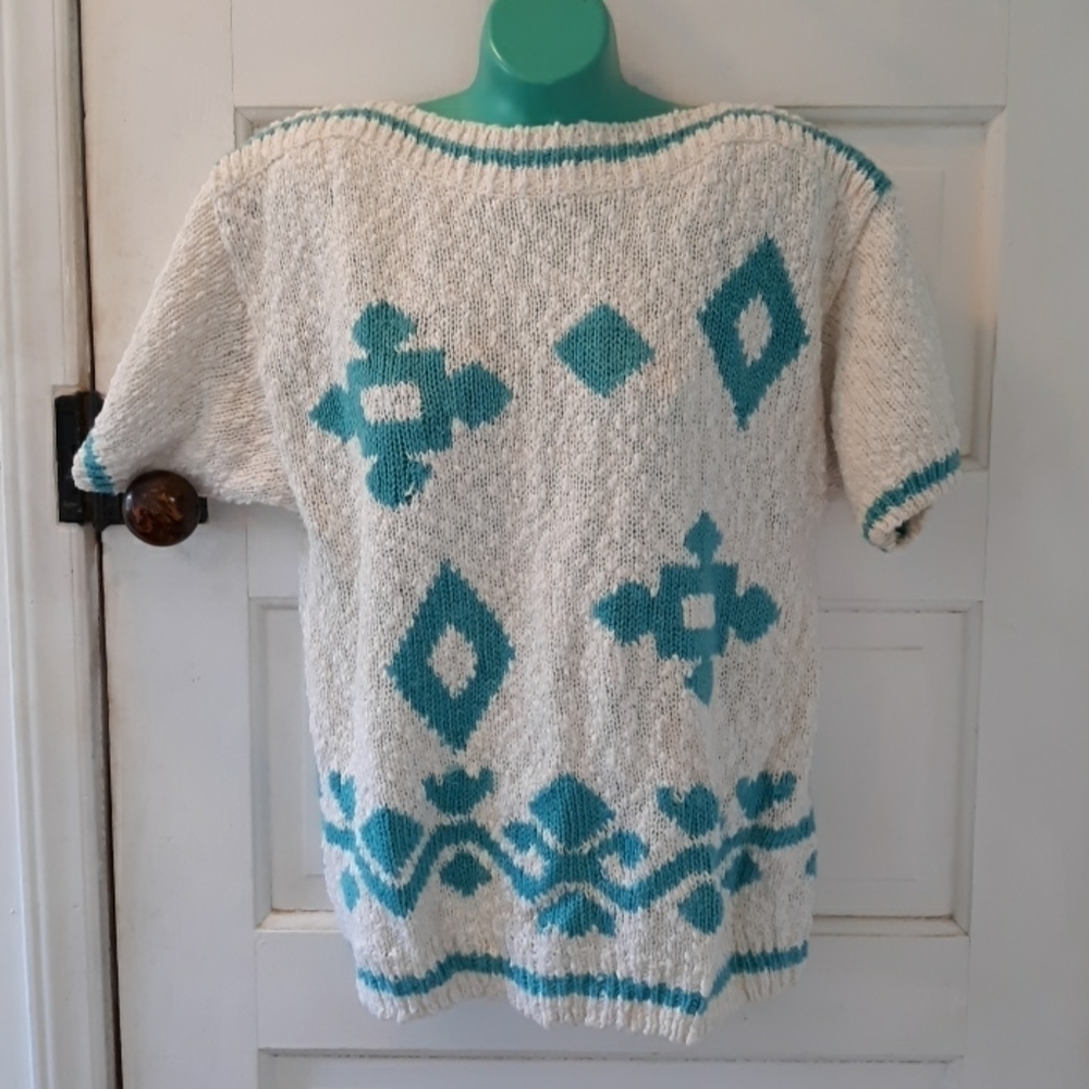 Vintage 1980s Counterparts sweater Grandma core